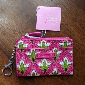Vera Bradley Petite Pink Slim Coin Purse